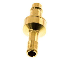 Messing DN 7.2 (Euro) Luchtkoppeling Insteeknippel 10 mm Slangpilaar Double Shut-Off