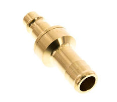 Messing DN 7.2 (Euro) Luchtkoppeling Insteeknippel 13 mm Slangpilaar Double Shut-Off