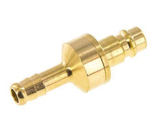 Messing DN 7.2 (Euro) Luchtkoppeling Insteeknippel 8 mm Slangpilaar Double Shut-Off