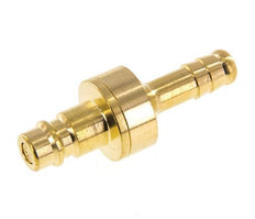 Messing DN 7.2 (Euro) Luchtkoppeling Insteeknippel 8 mm Slangpilaar Double Shut-Off