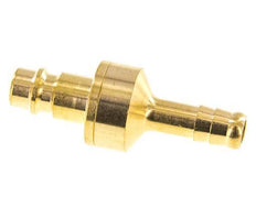 Messing DN 7.2 (Euro) Luchtkoppeling Insteeknippel 8 mm Slangpilaar Double Shut-Off