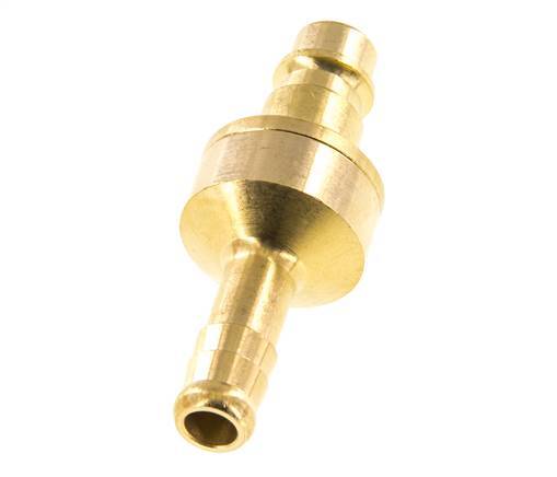 Messing DN 7.2 (Euro) Luchtkoppeling Insteeknippel 8 mm Slangpilaar Double Shut-Off