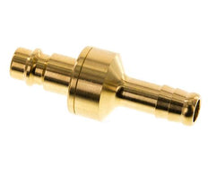 Messing DN 7.2 (Euro) Luchtkoppeling Insteeknippel 9 mm Slangpilaar Double Shut-Off