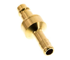 Messing DN 7.2 (Euro) Luchtkoppeling Insteeknippel 9 mm Slangpilaar Double Shut-Off