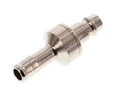 Nickel-plated Brass DN 7.2 (Euro) Air Coupling Plug 10 mm Hose Pillar Double Shut-Off