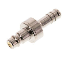 Vernikkeld Messing DN 7.2 (Euro) Luchtkoppeling Insteeknippel 10 mm Slangpilaar Double Shut-Off