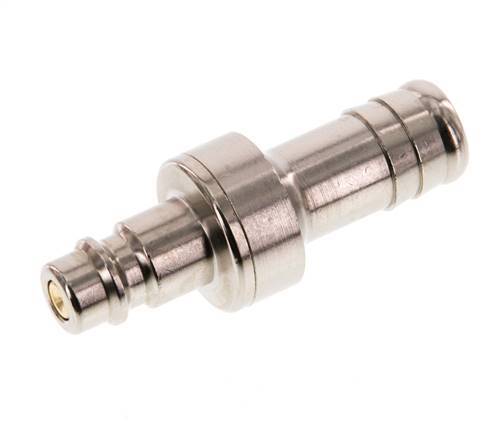 Vernikkeld Messing DN 7.2 (Euro) Luchtkoppeling Insteeknippel 13 mm Slangpilaar Double Shut-Off