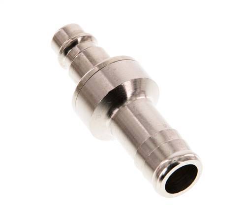 Vernikkeld Messing DN 7.2 (Euro) Luchtkoppeling Insteeknippel 13 mm Slangpilaar Double Shut-Off