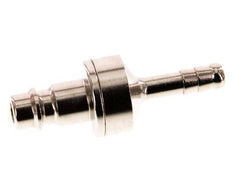 Vernikkeld Messing DN 7.2 (Euro) Luchtkoppeling Insteeknippel 6 mm Slangpilaar Double Shut-Off