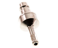 Vernikkeld Messing DN 7.2 (Euro) Luchtkoppeling Insteeknippel 6 mm Slangpilaar Double Shut-Off