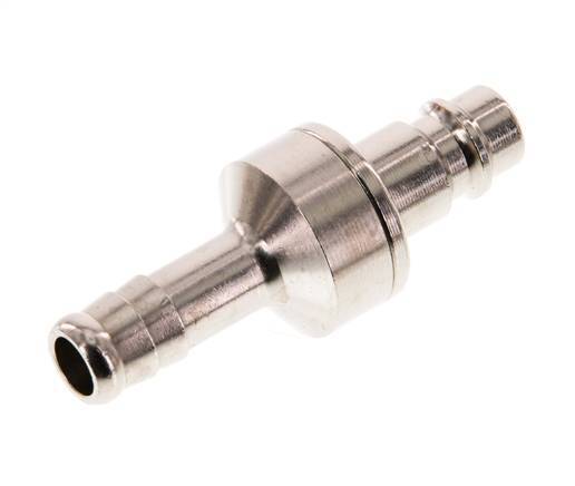 Vernikkeld Messing DN 7.2 (Euro) Luchtkoppeling Insteeknippel 9 mm Slangpilaar Double Shut-Off