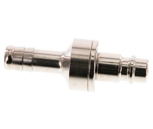 Vernikkeld Messing DN 7.2 (Euro) Luchtkoppeling Insteeknippel 9 mm Slangpilaar Double Shut-Off