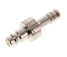 Vernikkeld Messing DN 7.2 (Euro) Luchtkoppeling Insteeknippel 9 mm Slangpilaar Double Shut-Off