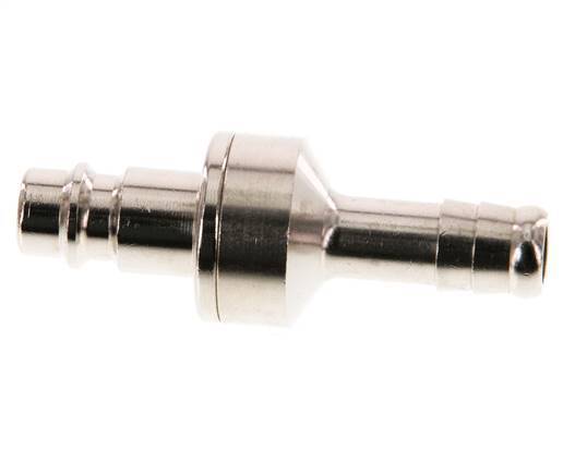 Vernikkeld Messing DN 7.2 (Euro) Luchtkoppeling Insteeknippel 9 mm Slangpilaar Double Shut-Off