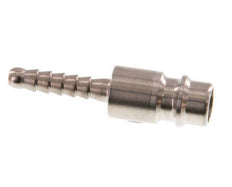 Stainless steel DN 7.2 (Euro) Air Coupling Plug 4 mm Hose Pillar