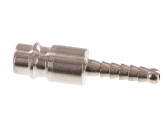 RVS DN 7.2 (Euro) Luchtkoppeling Insteeknippel 4 mm Slangpilaar