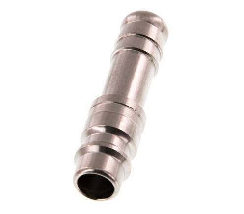 RVS DN 7.2 (Euro) Luchtkoppeling Insteeknippel 9 mm Slangpilaar