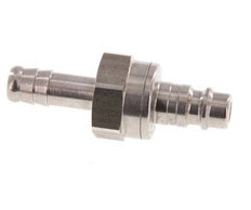 RVS DN 7.2 (Euro) Luchtkoppeling Insteeknippel 10 mm Slangpilaar Double Shut-Off