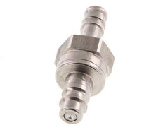 RVS DN 7.2 (Euro) Luchtkoppeling Insteeknippel 10 mm Slangpilaar Double Shut-Off