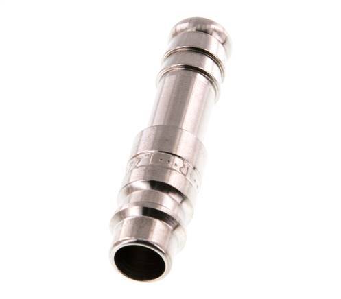 RVS 316L DN 7.2 (Euro) Luchtkoppeling Insteeknippel 10 mm Slangpilaar