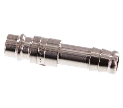 RVS 316L DN 7.2 (Euro) Luchtkoppeling Insteeknippel 10 mm Slangpilaar