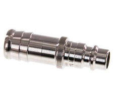RVS 316L DN 7.2 (Euro) Luchtkoppeling Insteeknippel 13 mm Slangpilaar