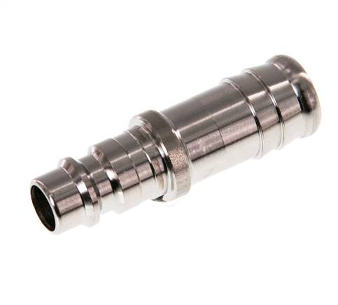 RVS 316L DN 7.2 (Euro) Luchtkoppeling Insteeknippel 13 mm Slangpilaar