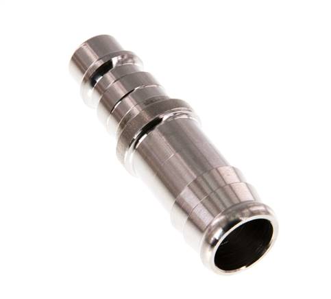 RVS 316L DN 7.2 (Euro) Luchtkoppeling Insteeknippel 13 mm Slangpilaar