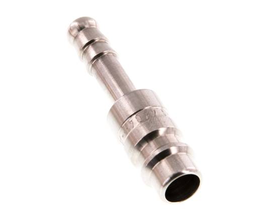RVS 316L DN 7.2 (Euro) Luchtkoppeling Insteeknippel 6 mm Slangpilaar