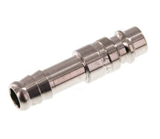 RVS 316L DN 7.2 (Euro) Luchtkoppeling Insteeknippel 10 mm Slangpilaar Double Shut-Off
