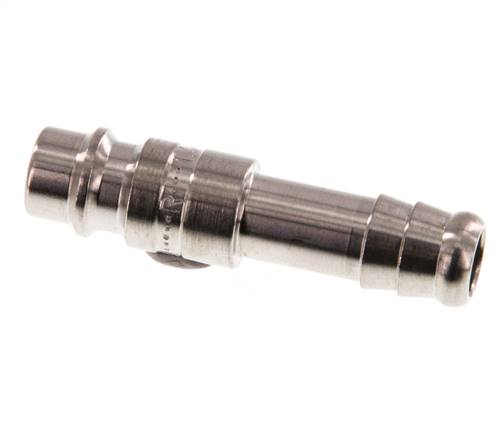 RVS 316L DN 7.2 (Euro) Luchtkoppeling Insteeknippel 9 mm Slangpilaar