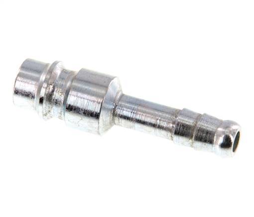 Hardened steel DN 7.2 (Euro) Air Coupling Plug 6 mm Hose Pillar [2 Pieces]