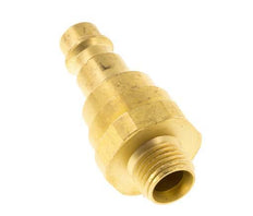 Messing DN 7.2 (Euro) Luchtkoppeling Insteeknippel G 1/4 inch Buitendraad met Terugslagklep