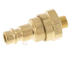 Messing DN 7.2 (Euro) Luchtkoppeling Insteeknippel G 1/8 inch Buitendraad met Terugslagklep