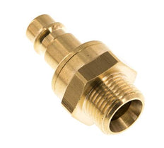 Messing DN 7.2 (Euro) Luchtkoppeling Insteeknippel G 3/8 inch Buitendraad Double Shut-Off