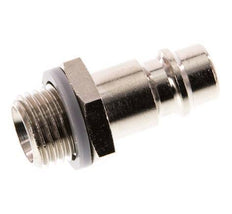 Nickel-plated Brass DN 7.2 (Euro) Air Coupling Plug G 1/4 inch Male [2 Pieces]