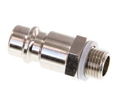 Nickel-plated Brass DN 7.2 (Euro) Air Coupling Plug G 1/8 inch Male [2 Pieces]
