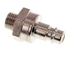 Vernikkeld Messing DN 7.2 (Euro) Luchtkoppeling Insteeknippel G 1/4 inch Buitendraad Double Shut-Off
