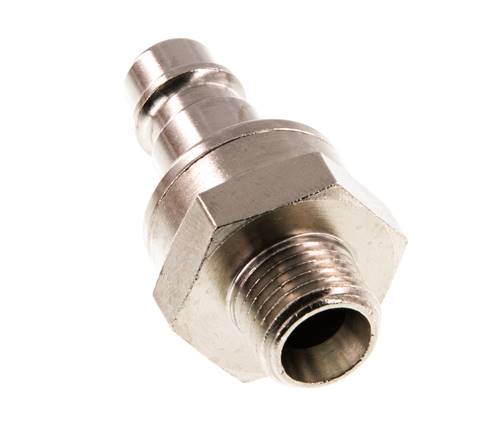 Vernikkeld Messing DN 7.2 (Euro) Luchtkoppeling Insteeknippel G 1/4 inch Buitendraad Double Shut-Off
