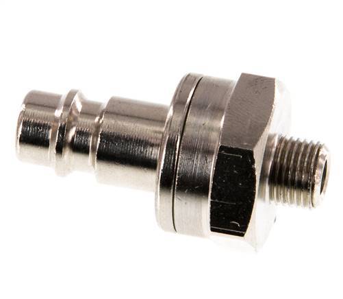 Vernikkeld Messing DN 7.2 (Euro) Luchtkoppeling Insteeknippel G 1/8 inch Buitendraad Double Shut-Off