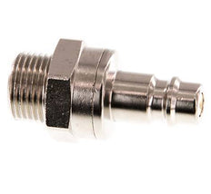 Vernikkeld Messing DN 7.2 (Euro) Luchtkoppeling Insteeknippel G 3/8 inch Buitendraad Double Shut-Off