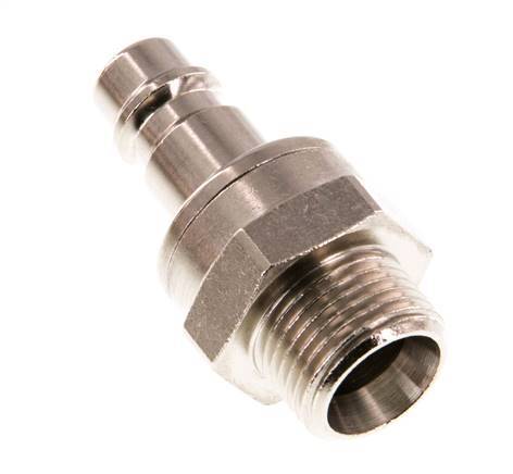 Vernikkeld Messing DN 7.2 (Euro) Luchtkoppeling Insteeknippel G 3/8 inch Buitendraad Double Shut-Off