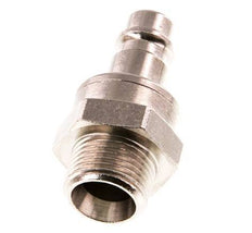 Vernikkeld Messing DN 7.2 (Euro) Luchtkoppeling Insteeknippel G 3/8 inch Buitendraad Double Shut-Off
