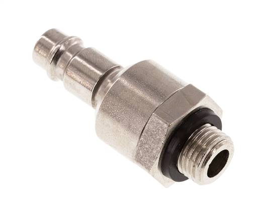 Staal/Messing DN 7.2 (Euro) Luchtkoppeling Insteeknippel G 1/4 inch Buitendraad Draaikoppeling