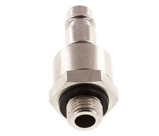 Staal/Messing DN 7.2 (Euro) Luchtkoppeling Insteeknippel G 1/4 inch Buitendraad Draaikoppeling