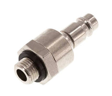 Staal/Messing DN 7.2 (Euro) Luchtkoppeling Insteeknippel G 1/4 inch Buitendraad Draaikoppeling