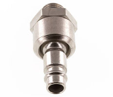 Staal/Messing DN 7.2 (Euro) Luchtkoppeling Insteeknippel G 1/4 inch Buitendraad Draaikoppeling
