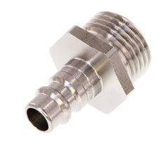 RVS DN 7.2 (Euro) Luchtkoppeling Insteeknippel G 1/2 inch Buitendraad