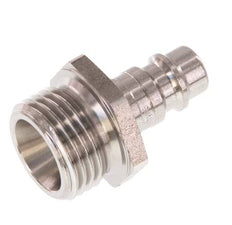 RVS DN 7.2 (Euro) Luchtkoppeling Insteeknippel G 1/2 inch Buitendraad