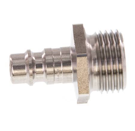 RVS DN 7.2 (Euro) Luchtkoppeling Insteeknippel G 1/2 inch Buitendraad